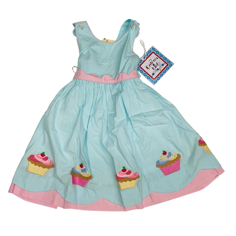 NWT Cotton Kids 3T Cupcake Back Dress